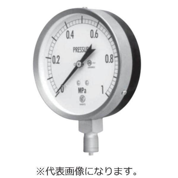 長野計器 汎用形圧力計(0~0.1MPa) ( GS50-171X0.1MPA )