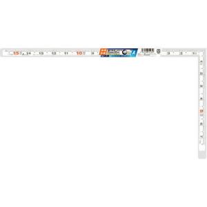 シンワ 曲尺平ぴた ホワイト 1尺5寸/50cm 併用目盛  ( 11182 )｜orangetool