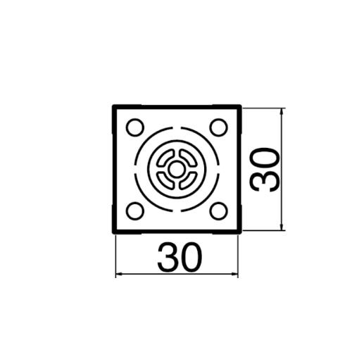 白光　ノズル BGA 29MMX29MM ( N51-23 )