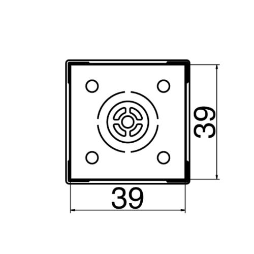 白光　ノズル BGA 38MMX38MM ( N51-25 )