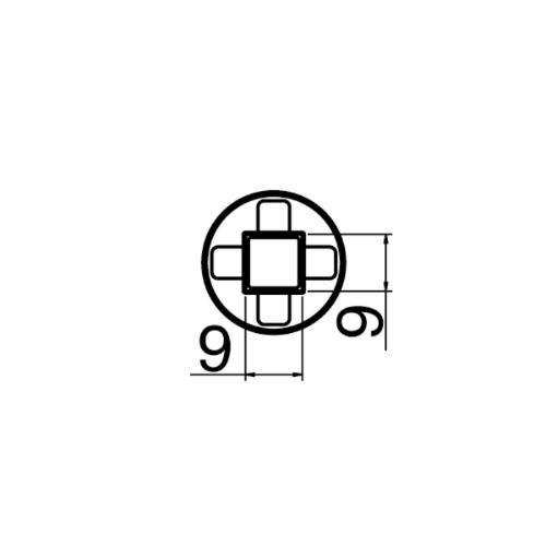 白光　ノズル BGA 8MMX8MM ( N51-12 )