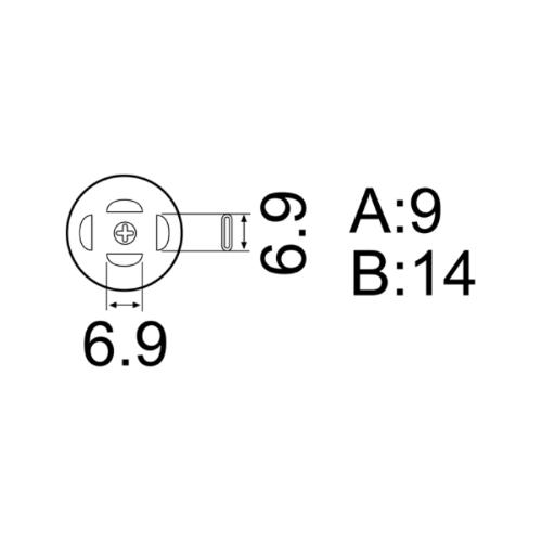 白光　ノズル PLCC 12.5MMX7.3MM(18ピン) ( A1139B )
