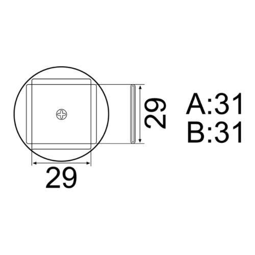 白光　ノズル PLCC 30MMX30MM(84ピン) ( A1138B )