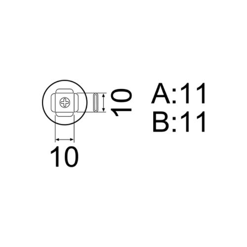 白光　ノズル PLCC 9MMX9MM(20ピン) ( A1188B )