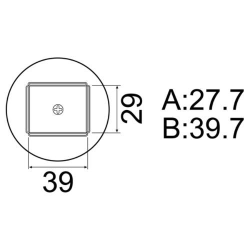 白光　ノズル QFP 28MMX40MM ( A1263B )