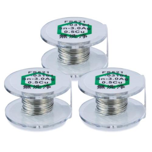 白光　はんだ ヘクスゾール 鉛フリー　Sn-3.0Ag-0.5Cu Φ0.3mm 3m ( FS52...