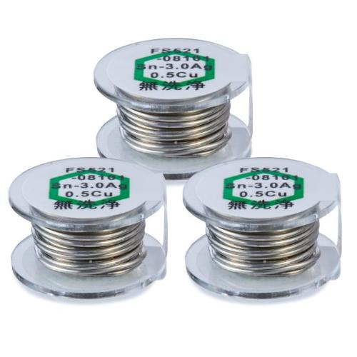 白光　はんだ ヘクスゾール 鉛フリー　Sn-3.0Ag-0.5Cu Φ0.8mm 3m ( FS52...