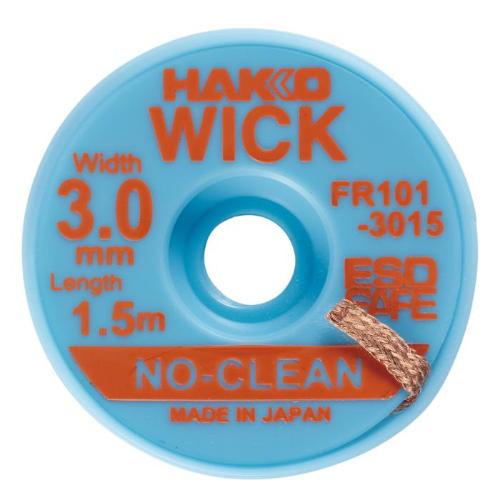 白光　はんだ吸取線 ウィックFR-101　ノークリーン 3mm×1.5m ( FR101-3015-...