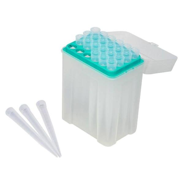 KENIS ピペットチップ(ラック付) 10mL 24本入 ( PGTS10000-R )