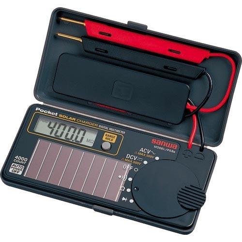 ＳＡＮＷＡ　ソーラー充電ポケット型デジタルマルチメータ (  ) ( PS8A )