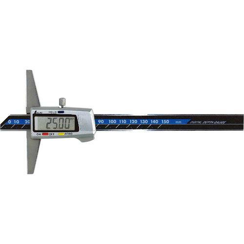 シンワ デジタルデップスゲージ 150mm ホールド機能付 ( 19306 )