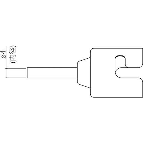 白光　ノズル　シングル　４ＭＭ ( N51-02 )