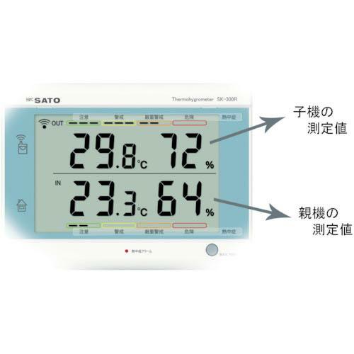 佐藤 ( 佐藤計量器製作所 )　最高最低無線温湿度計　（８４２０−００） ( SK-300R )
