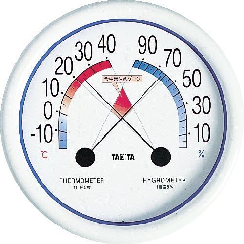 ＴＡＮＩＴＡ 食中毒注意ゾーン付温湿度計 ( 5488 )