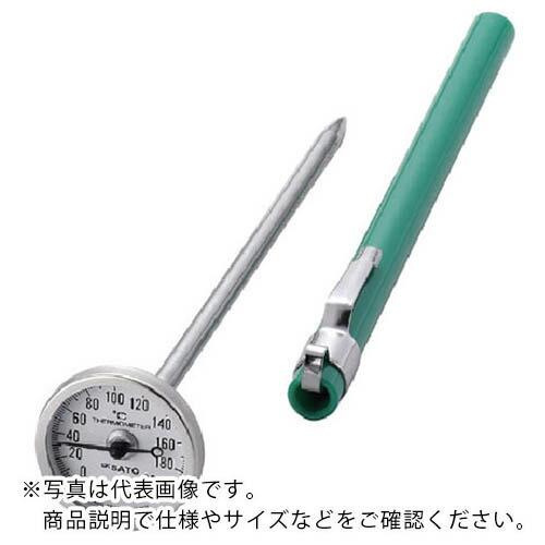 佐藤 ポケットバイメタル温度計 ０〜２００℃ ( 2060-20 )