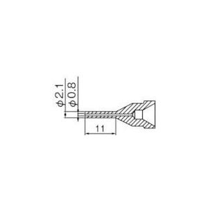 白光　ノズル　０．８ＭＭ　ロング型 ( N61-11 )