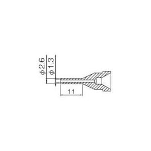 白光　ノズル　１．３ＭＭ　ロング型 ( N61-13 )