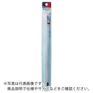 佐藤　アルコール棒状温度計　−２０〜１０５℃　３０ｃｍ　スライドパック入り　（０ ( 0140-10 )｜orangetool