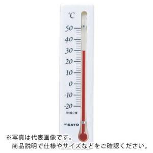 佐藤 温度計ミニ 縦型 （ホワイト） ( 1032-00 )｜orangetool
