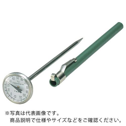 佐藤 ポケットバイメタル温度計 −１０〜１１０℃ ( 2060-11 )