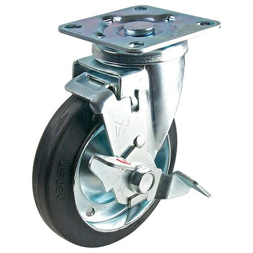ナンシン 汎用キャスター (黒) ( STC-150CNC S-2 )  ( NAK54 )