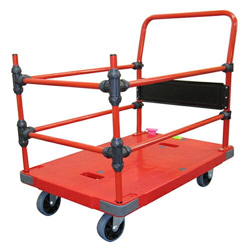 ナンシン 樹脂微音運搬車サイレントマスター レッド ( DSK-R303B2 )  ( 13X37 ...