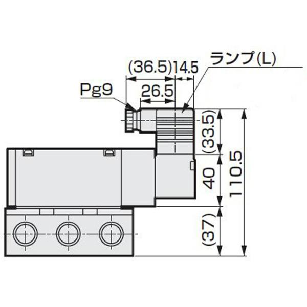 ＣＫＤ　セレックスバルブ　パイロット式５ポート弁 ( 4KB410-15-L-AC100V )  (...
