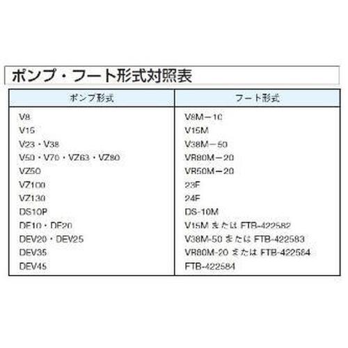 ポンプ フート  ( VR80M-20 )  ( DLF01 )