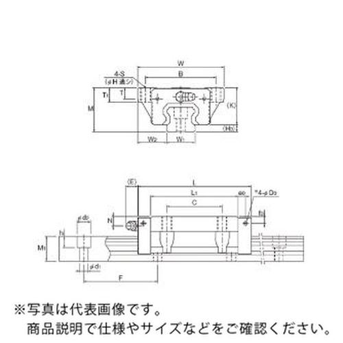 LMガイド用ブロック  ( SHS45C1SS(GK) BLOCK )  ( E0D89 )