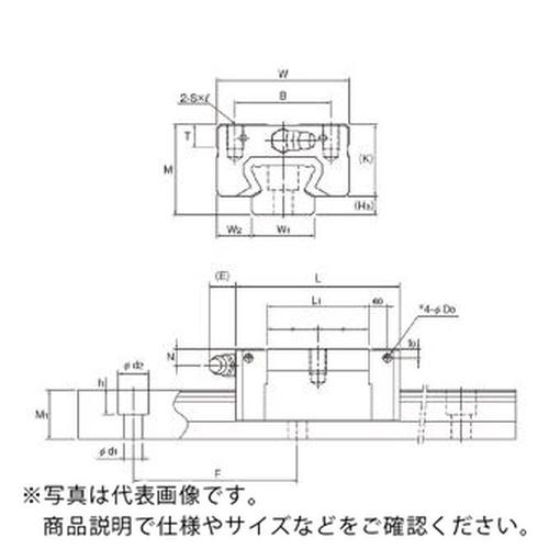 LMガイド用ブロック  ( SSR20XV1SS(GK) BLOCK )  ( E0E16 )