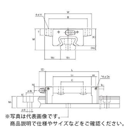 LMガイド用ブロック  ( SSR25XTB1SS(GK) BLOCK )  ( E0E20 )