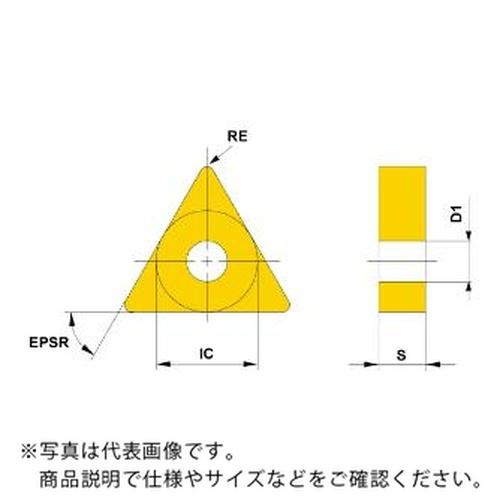 旋削用インサート(コーテッドサーメット)  ( TNGG160402R-F MP3025 )   【...