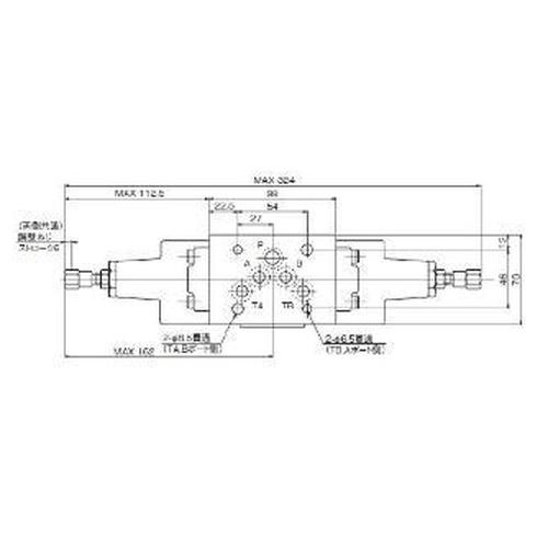 モジュラースタック形リリーフ弁  ( MR-03B-3-45 )  ( JPJ62 )