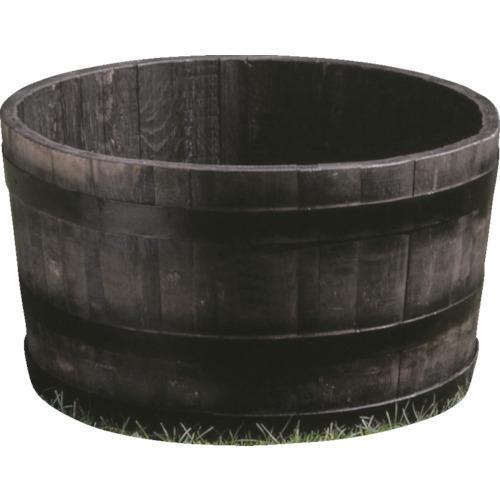 ハセガワ ウイスキー樽プランター 椀型70 ナチュラル ( GB-7240N ナチユラル )  ( ...