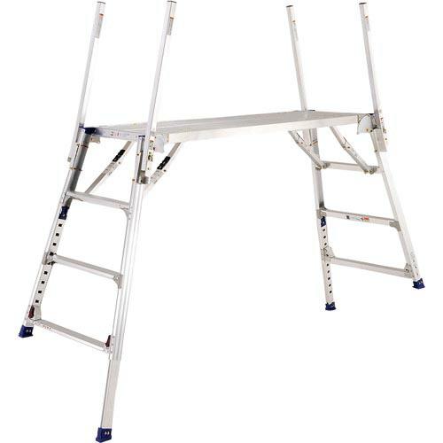 PiCa 可搬式作業台ダイナワークタフ DXA型 高さ1051~1482mm手掛り棒付き ( DXA...