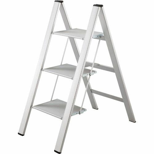 ハセガワ スリムステップ 3段 シルバー ( SJ-3D(SI) )