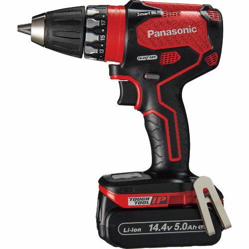 Panasonic デュアル 14.4V5.0Ah 充電式ドリルドライバー 赤 ( EZ74A3LJ...