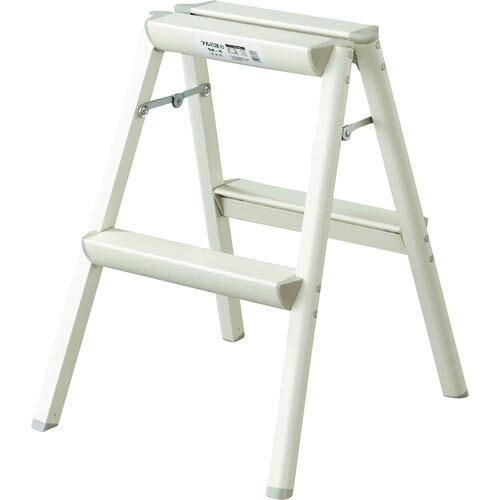 ハセガワ アルミ踏台 SE型 2段 ホワイト ( SE-6A(WH) )