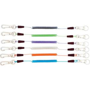 OH 落下防止用セーフティコード(ステンレスワイヤー入り) 使用荷重0.5Kg ブラック ( SCN05B )  ( EYC75 )｜orangetool