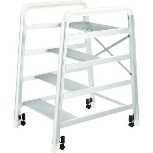 ハセガワ アルミ製組立式踏台 DE型 4段 シルバー ( DE2.0-4S )