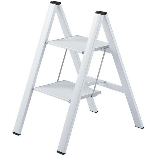 ハセガワ スリムステップ 2段 ホワイト ( SJ-2D(WH) )