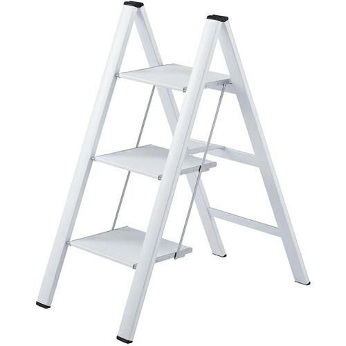 ハセガワ スリムステップ 3段 ホワイト ( SJ-3D(WH) )