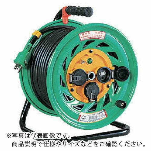 NICHIDO 防雨・防塵型電工ドラム 20m 接地2P15A125V アース付 ( FW-E23F...