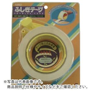 仁礼 ふしぎテープ白ディスペンサー付40MM×100M ( MC40W-100Y )  ( 1NX28 )｜orangetool
