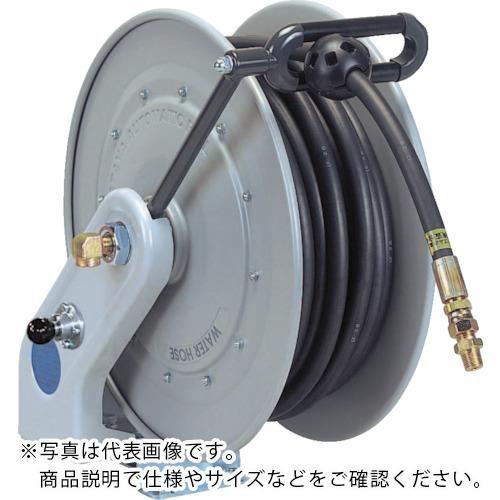 ハタヤ 自動巻高圧水用ホースリール10m 内径φ6.4 ラバーホース ( NWSC-HP102 ) ...