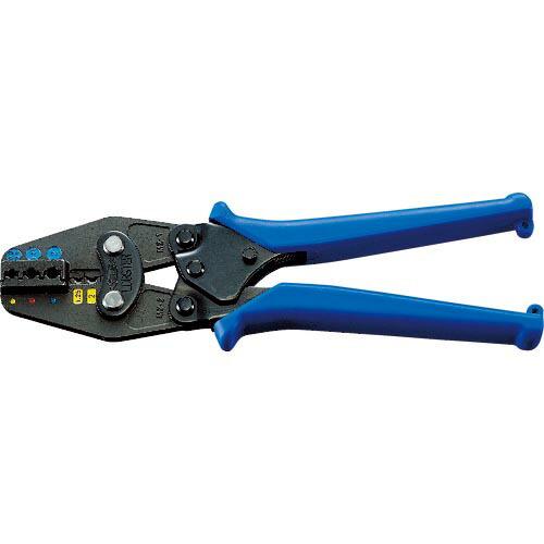 エビ マルチミニ圧着工具 絶縁被覆付圧着端子・スリーブ/裸圧着端子・裸圧着スリーブ用 ( AKM2 ...