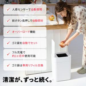 ゴミ箱 おしゃれ 自動開閉 ダストボックス 自...の詳細画像1