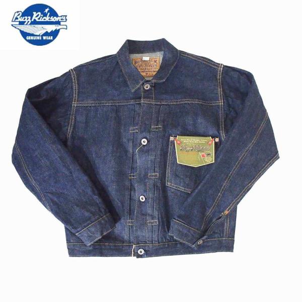BuzzRickson's/バズリクソンズ 　 WW2　ブルー　デニムブラウス　46インチ　ネイビー...