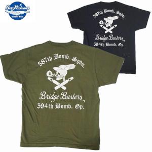 BuzzRickson's/バズリクソンズ 　 S/S  Tシャツ　「587th BOMB.SQ.」2カラー Mサイズ　２カラー【Made In　USA.】｜orbit