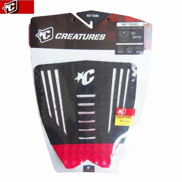 CREATURES/クリエイチャーズ　デッキパット ナット・ヤングモデル　　BLK/RED